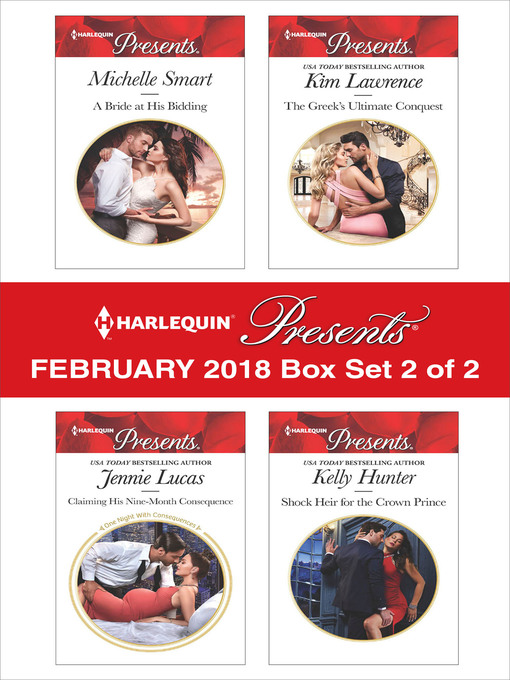 Title details for Harlequin Presents February 2018--Box Set 2 of 2 by Michelle Smart - Wait list